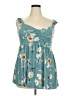Torrid Teal Sleeveless Blouse Size 2X Plus (2) - photo 1