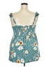 Torrid Teal Sleeveless Blouse Size 2X Plus (2) - photo 2