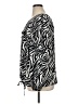 Ruby Rd. 100% Polyester Animal Print Black Silver Long Sleeve Blouse Size 1X - photo 5