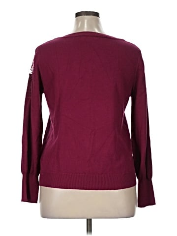 Indigo Rose Pullover Sweater (view 2)