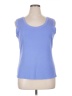 misook Blue Sleeveless Top Size XL - photo 1