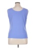 misook Blue Sleeveless Top Size XL - photo 2