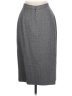 Evan Picone 100% Wool Chevron-herringbone Gray Wool Skirt Size 10 - photo 2