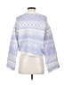 Lush Purple Pullover Sweater Size S - photo 2