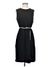 Calvin Klein 100% Polyester Solid Black Casual Dress Size 4 - photo 1