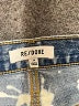 RE/DONE 100% Cotton Stars Blue Denim Shorts Size 26 waist - photo 3
