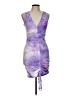 Assorted Brands Tie-dye Purple Cocktail Dress Size L - photo 1