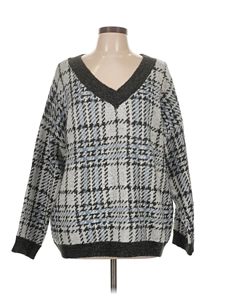 Pre-owned Joseph A Pullover Sweater In Gray