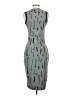 lucy Graphic Gray Cocktail Dress Size S - photo 2