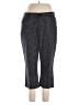 Croft & Barrow Polka Dots Gray Casual Pants Size 14 - photo 1