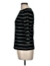 I. Madeline Stripes Black 3/4 Sleeve Top Size M - photo 5