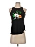 Zoe+Liv Black Sleeveless T-Shirt Size XS - photo 1