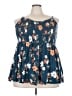 Torrid Blue Sleeveless Blouse Size 5X Plus (5) - photo 1