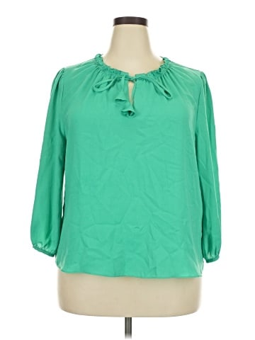 Gibson Latimer 3/4 Sleeve Blouse (view 1)