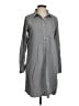 Gap 100% Cotton Gray Casual Dress Size S - photo 1