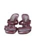 Brighton 100% Leather Burgundy Red Sandals Size 8 1/2 - photo 2