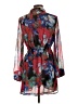 River Island 100% Polyester Print Red Cocktail Dress Size 12 - photo 2