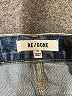 RE/DONE 100% Cotton Hearts Blue Jeans Size 25 waist - photo 4