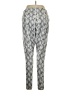 Simply Vera Vera Wang Print Silver Casual Pants Size XL - photo 2