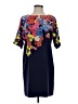 Ann Taylor LOFT 100% Polyester Print Blue Cocktail Dress Size S - photo 1