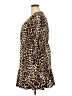 Scoop 100% Polyester Animal Print Brown Casual Dress Size 20 - photo 5