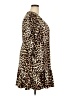 Scoop 100% Polyester Animal Print Brown Casual Dress Size 20 - photo 4