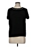 Bar III Black Short Sleeve Top Size M - photo 1