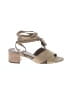 Brian Atwood Tan Sandals Size 8 - photo 1