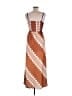 Unbranded Chevron-herringbone Brown Casual Dress Size M (estimated) - photo 2