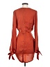 PrettyLittleThing 100% Polyester Orange Cocktail Dress Size 2 - photo 2