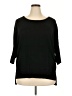 Roz & Ali Black Pullover Sweater Size 2X - photo 1