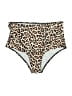 Unbranded Animal Print Gold Swimsuit Bottoms Size L - photo 1