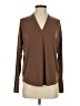 up! Solid Brown Long Sleeve T-Shirt Size S - photo 1