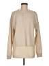 Lorena Rose Tan Long Sleeve Henley Size M - photo 1