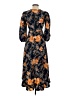 Blue Rain 100% Polyester Floral Orange Casual Dress Size S - photo 2