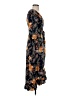 Blue Rain 100% Polyester Floral Orange Casual Dress Size S - photo 4