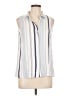 Cupio 100% Rayon Blue Sleeveless Blouse Size L - photo 1