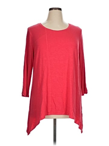 Zenergy by Chico's 3/4 Sleeve T-Shirt (view 1)