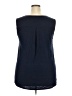 Papermoon 100% Polyester Blue Sleeveless Blouse Size 2X - photo 2