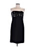 Ann Taylor 100% Polyester Black Cocktail Dress Size 8 - photo 1