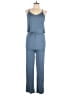 Assorted Brands Solid Blue Jumpsuit Size L - photo 1