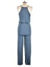 Assorted Brands Solid Blue Jumpsuit Size L - photo 2