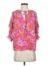 Ramy Brook 100% Polyester Paisley Pink 3/4 Sleeve Blouse Size XS - photo 1