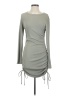 BTFBM Solid Gray Casual Dress Size S - photo 1