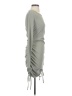 BTFBM Solid Gray Casual Dress Size S - photo 4