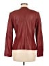 Ann Taylor 100% Leather Burgundy Leather Jacket Size M - photo 2