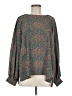 Hudson Gray 100% Polyester Teal Long Sleeve Blouse Size M - photo 1