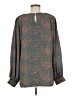 Hudson Gray 100% Polyester Teal Long Sleeve Blouse Size M - photo 2