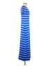 Aqua Stripes Blue Casual Dress Size S (estimated) - photo 4