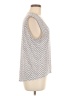 Athleta Chevron-herringbone Silver Sleeveless T-Shirt Size M - photo 4